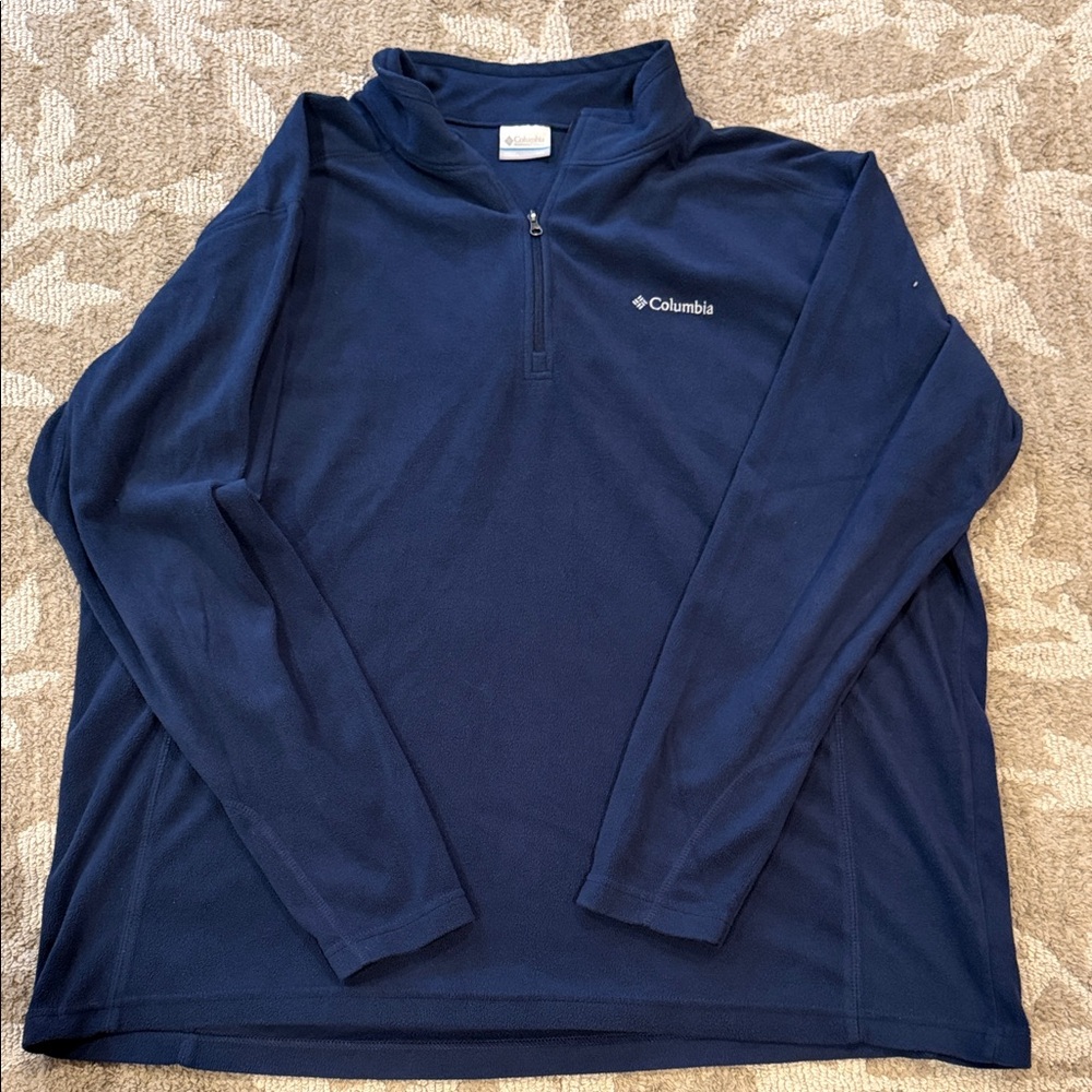 Columbia Deep Blue Half-Zip Pullover